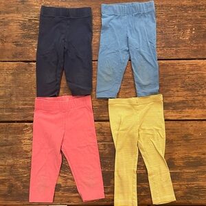 Mini Boden and Tea Collection Capri pants bundle in cute spring colors